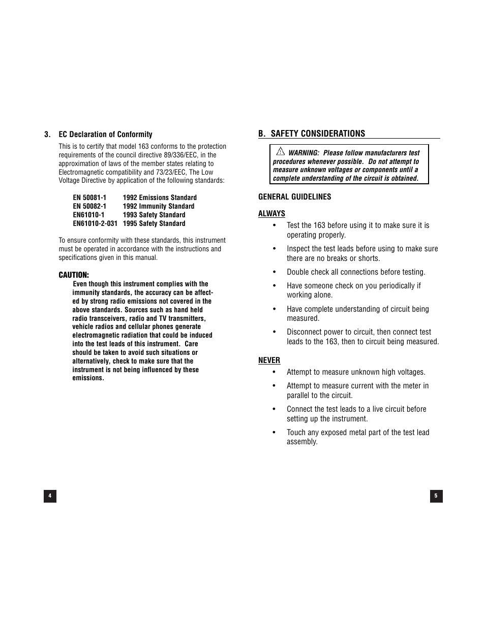 Test Products International 163 User Manual | Page 4 / 24