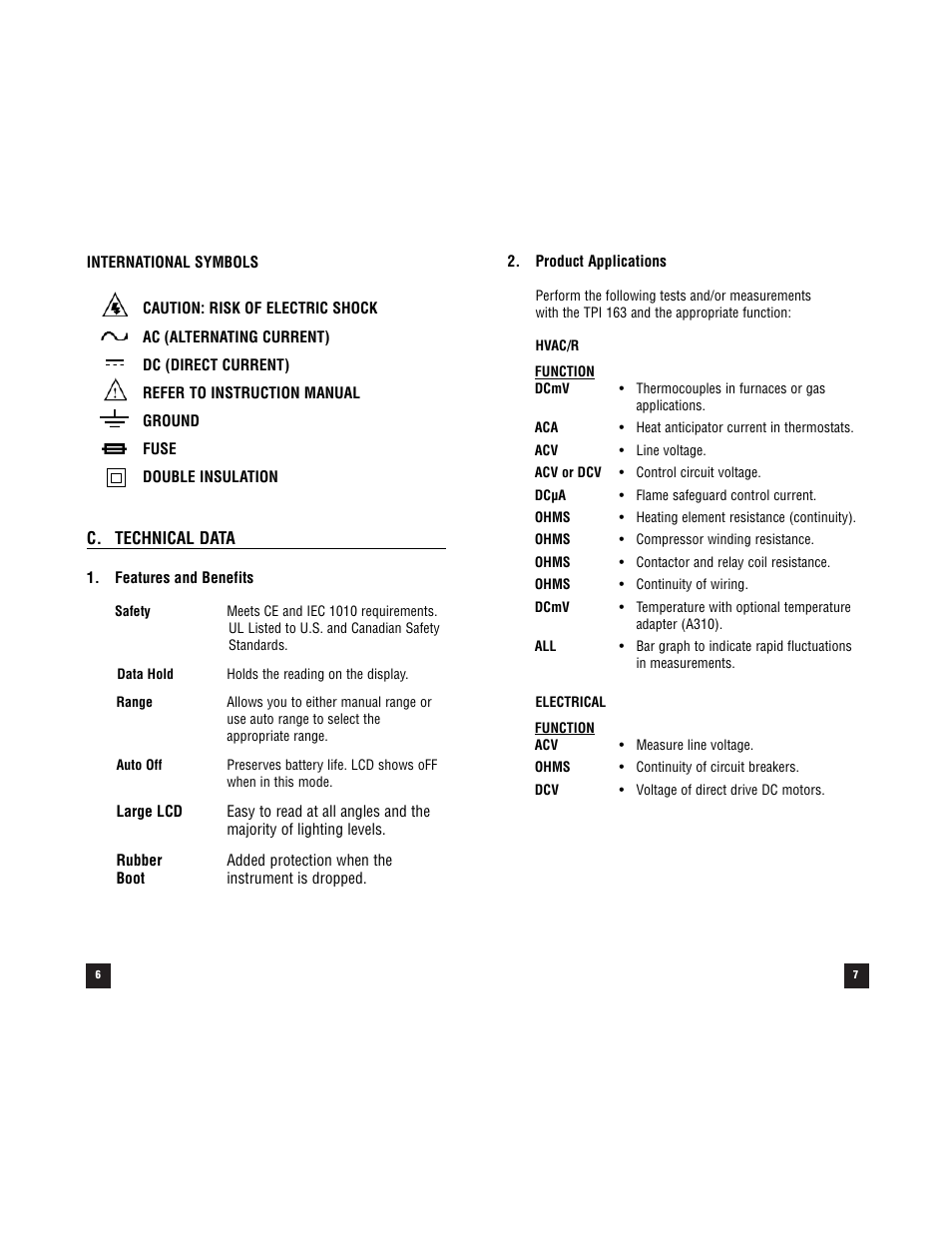 Test Products International 163 User Manual | Page 7 / 24