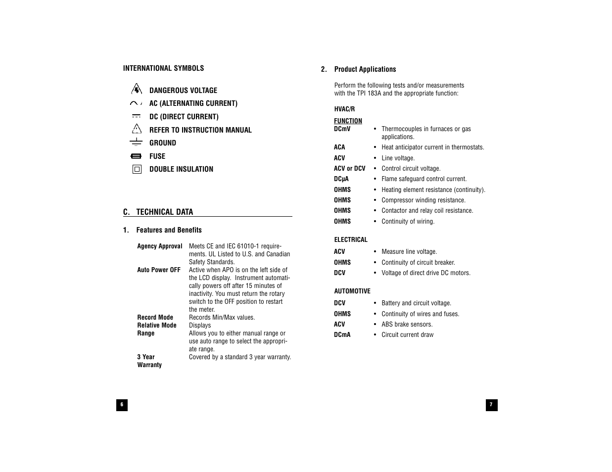 Test Products International 183A User Manual | Page 4 / 15