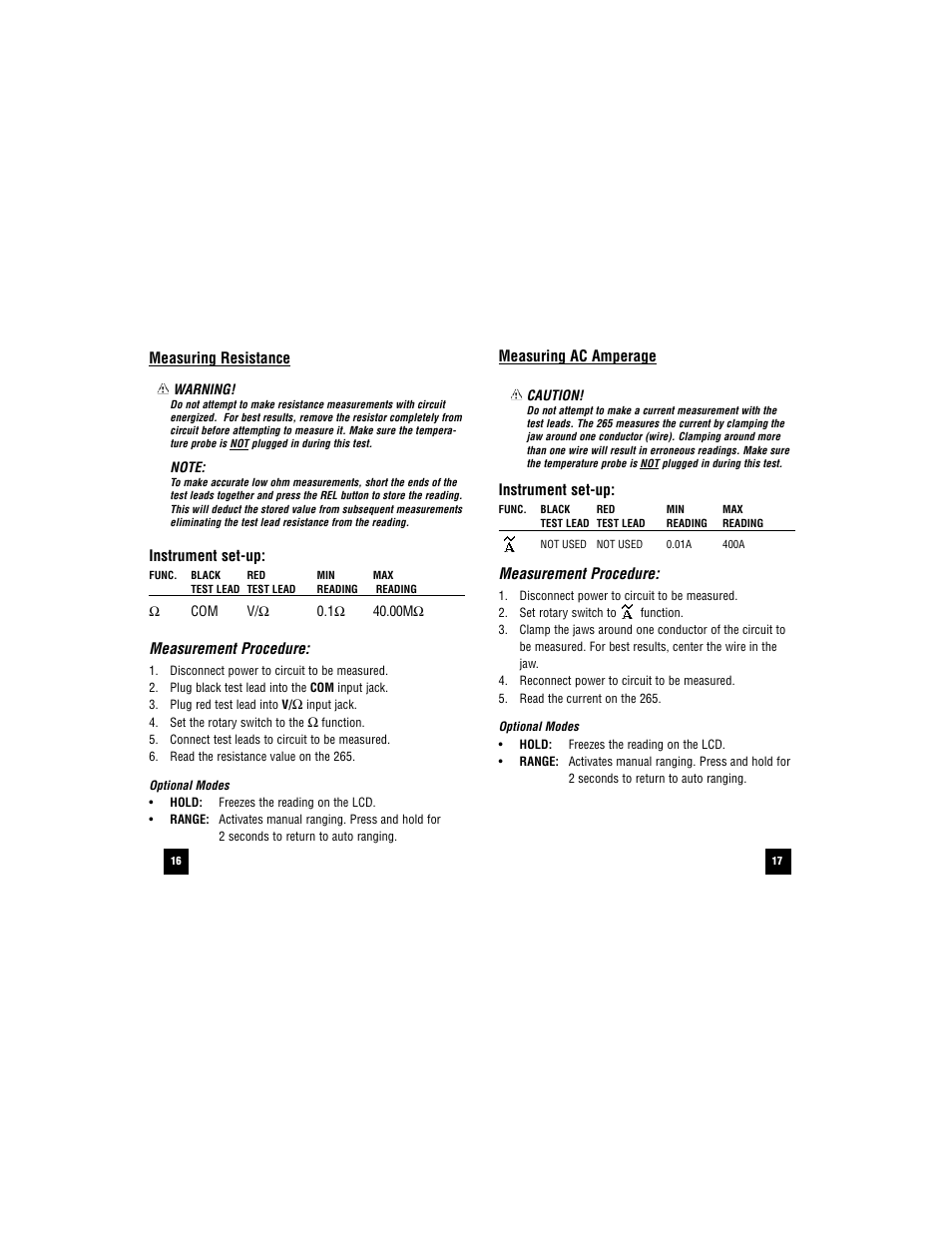 Test Products International 265 User Manual | Page 17 / 32