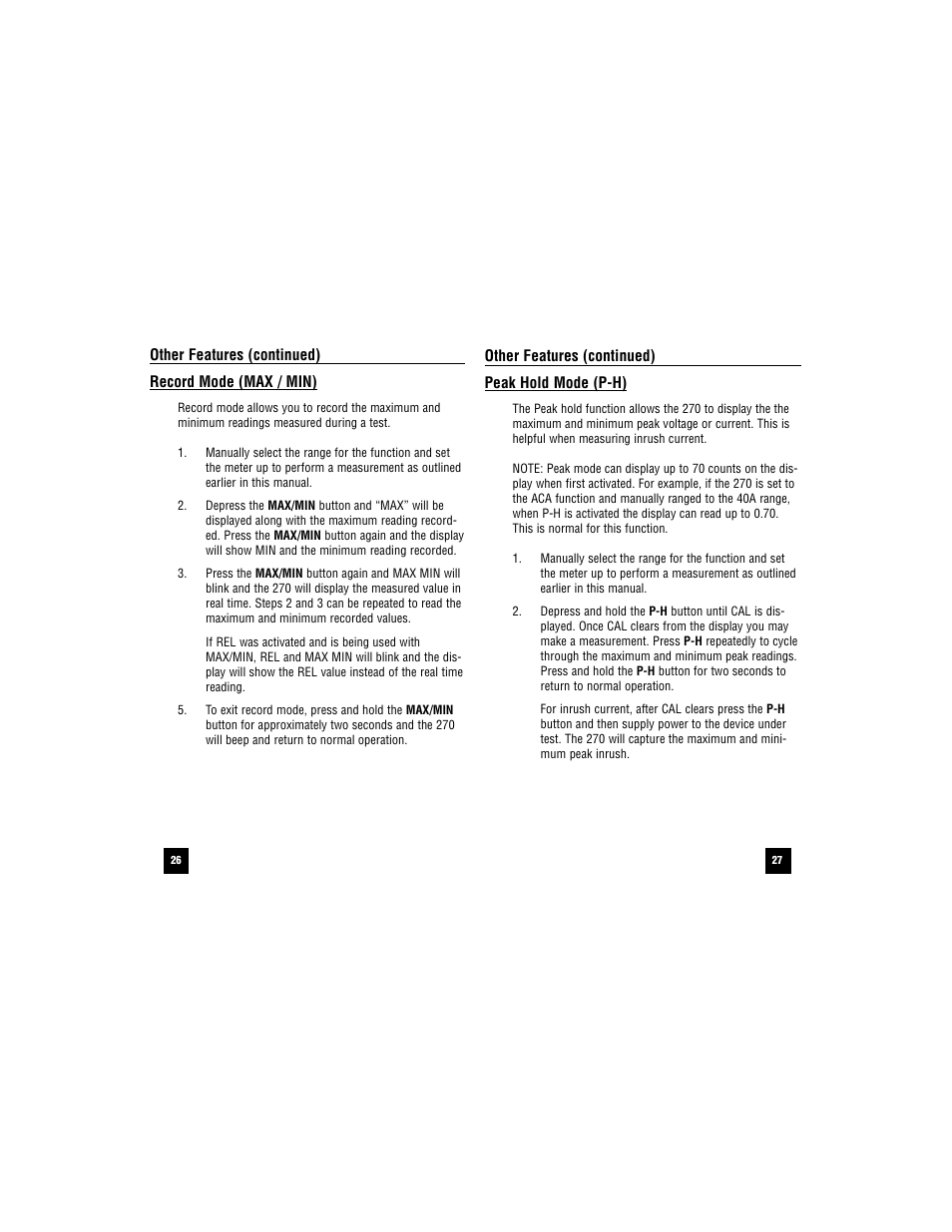 Test Products International 270 User Manual | Page 26 / 40