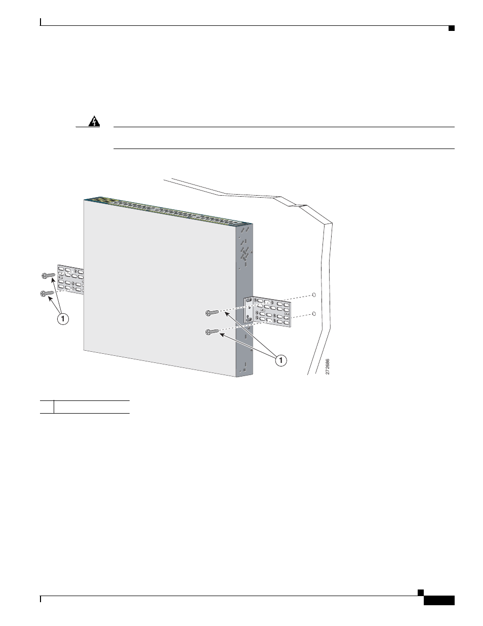 Mounting on a wall | Cisco 2975 User Manual | Page 33 / 62