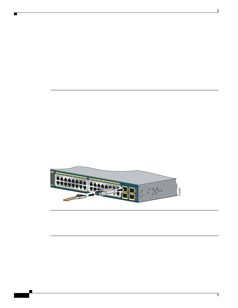 Installing an sfp module, Removing an sfp module | Cisco 2975 User Manual | Page 36 / 62