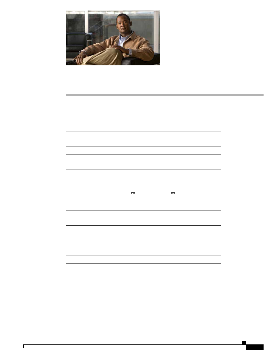 Technical specifications, A p p e n d i x, Appendix a, “technical specifications | Cisco 2975 User Manual | Page 45 / 62