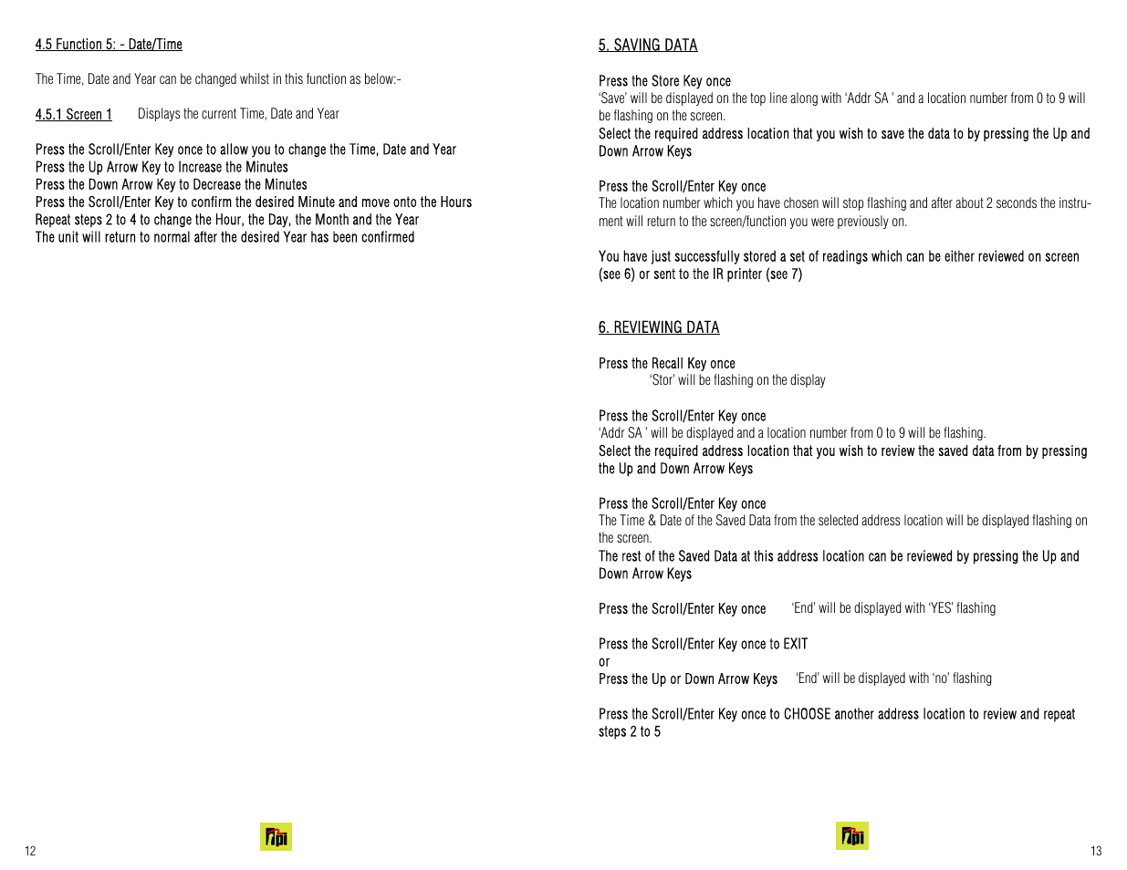 Test Products International 715 User Manual | Page 12 / 24