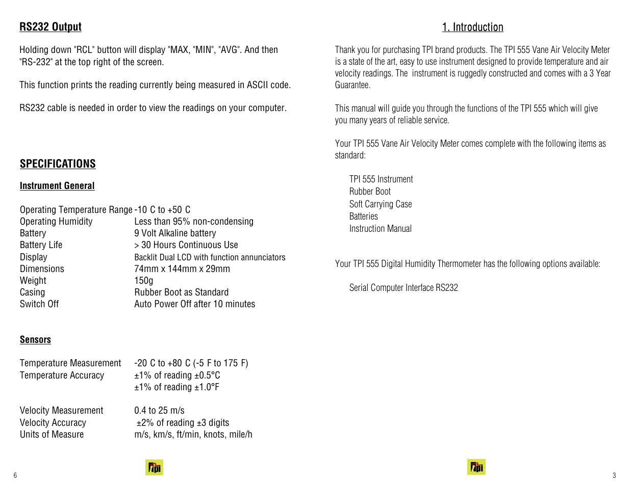 Test Products International 555c1 User Manual | Page 3 / 4