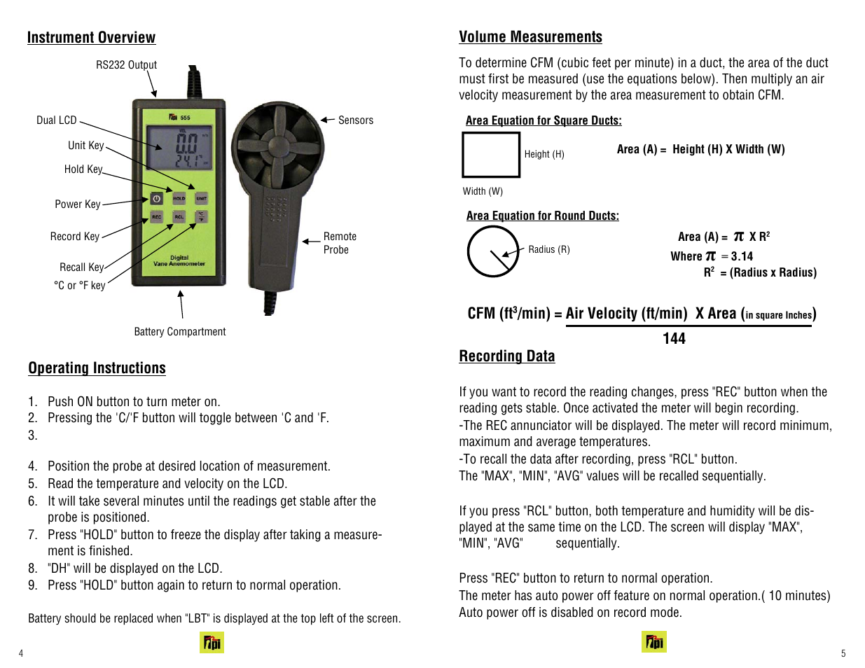Test Products International 555c1 User Manual | Page 4 / 4