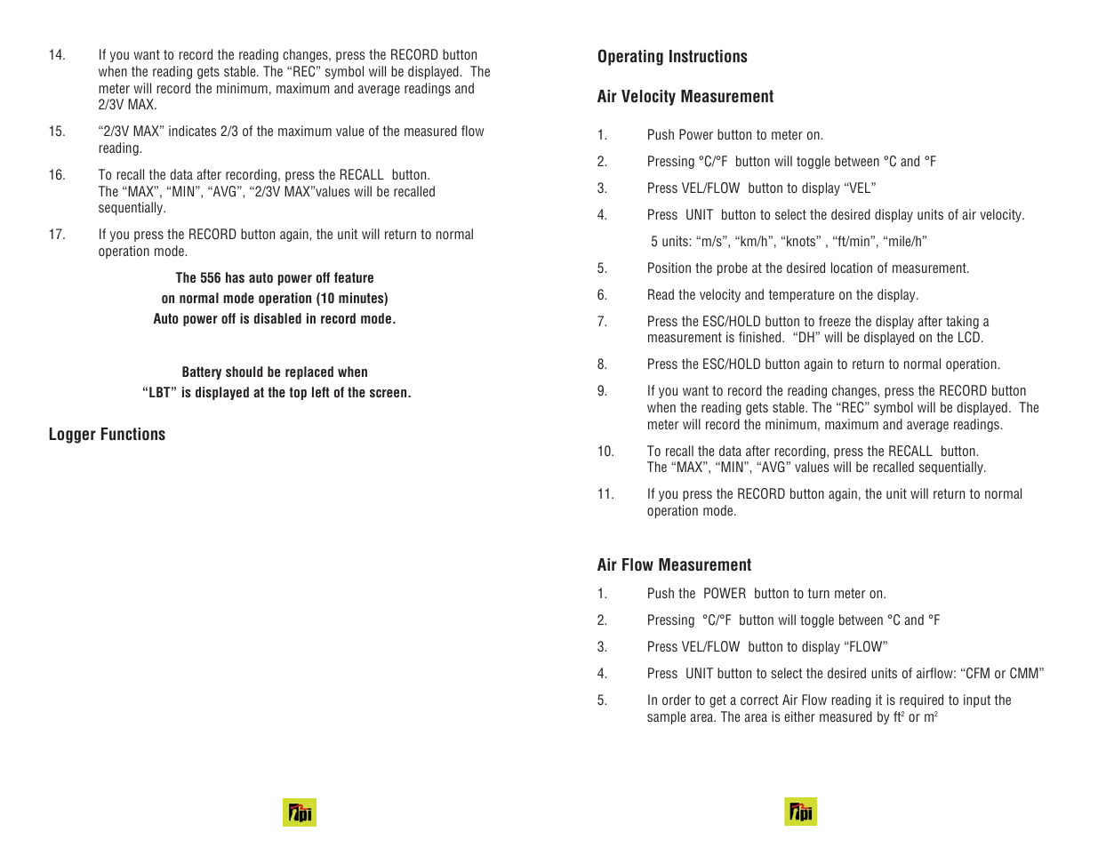 Test Products International 556C1 User Manual | Page 5 / 12