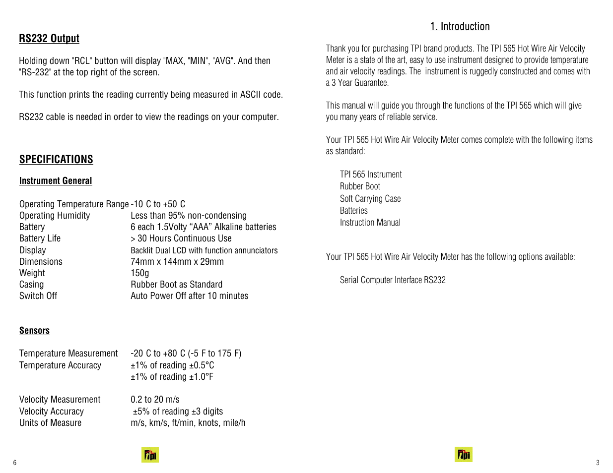 Test Products International 565C1 User Manual | Page 3 / 4