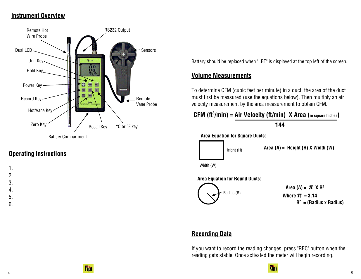 Test Products International 575C1 User Manual | Page 4 / 8