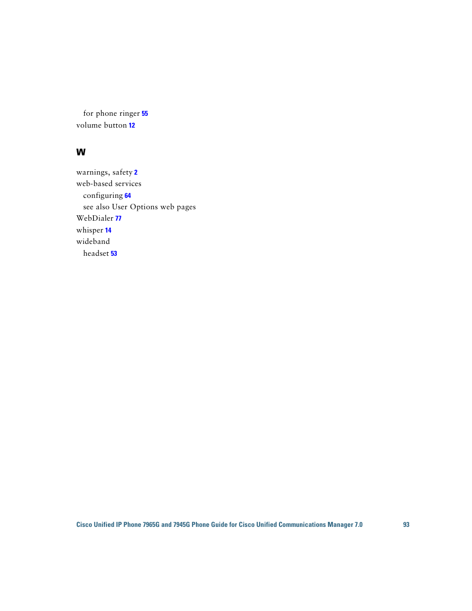 Cisco IP Phone 7945G User Manual | Page 101 / 104