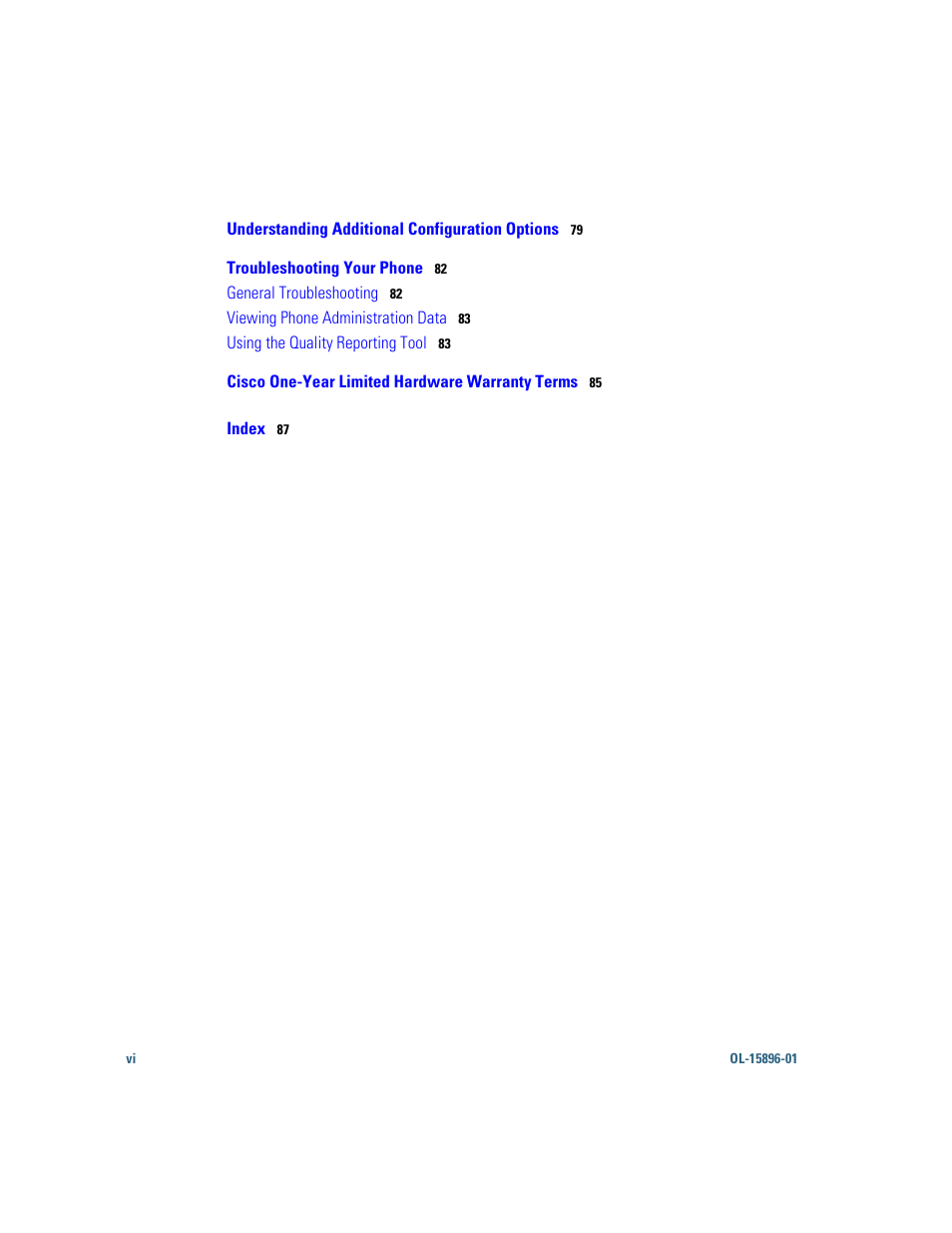 Cisco IP Phone 7945G User Manual | Page 8 / 104
