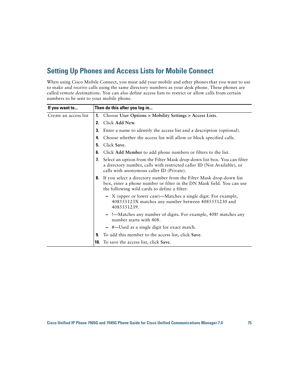 Setting up phones | Cisco IP Phone 7945G User Manual | Page 83 / 104