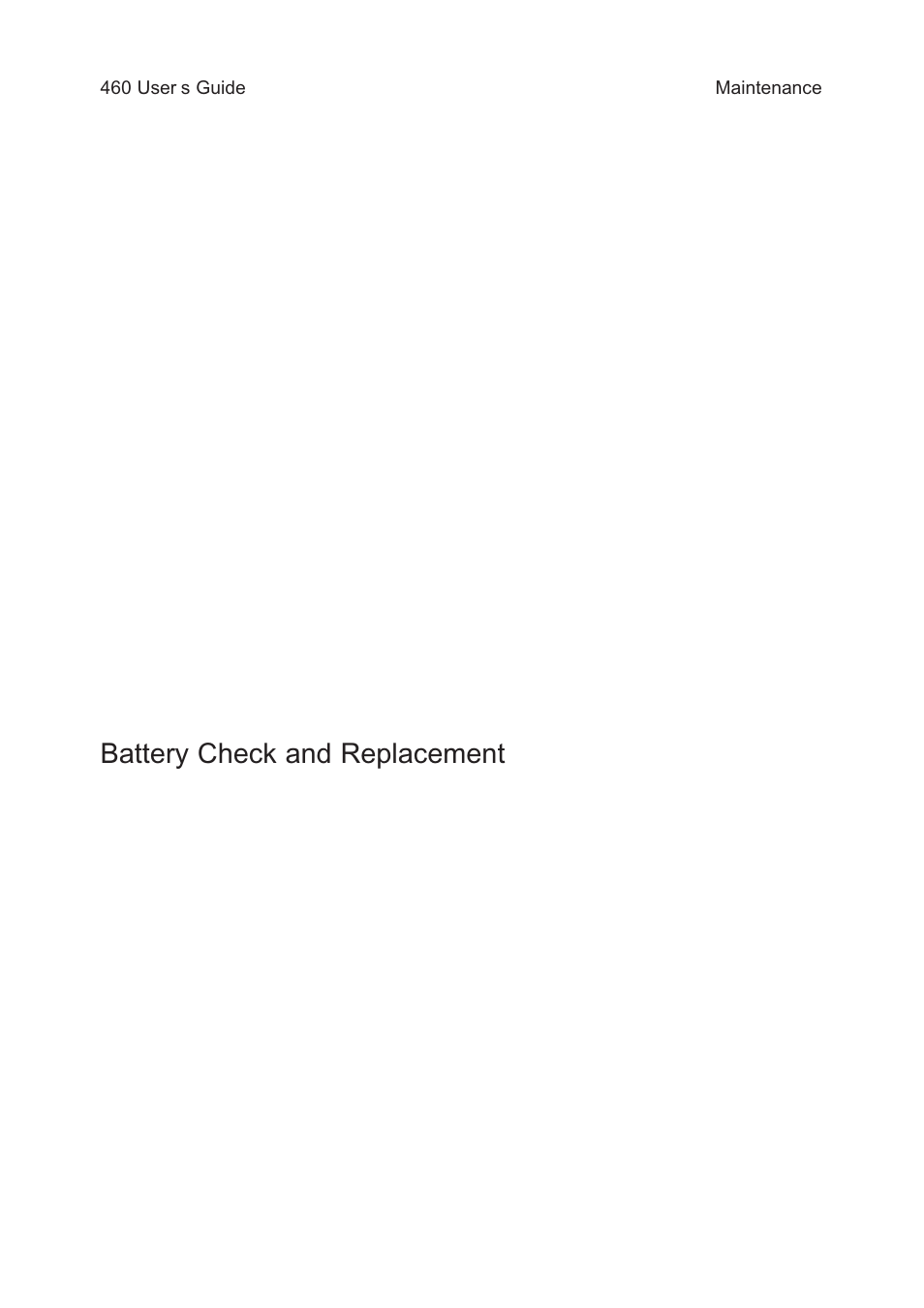 Battery check and replacement | Test Products International 460 User Manual | Page 44 / 65