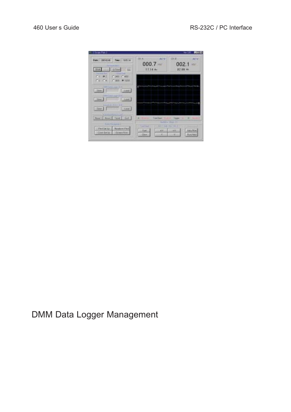 Dmm data logger management | Test Products International 460 User Manual | Page 54 / 65