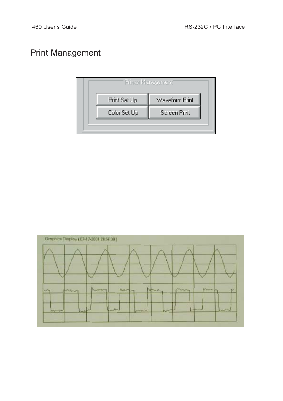 Print management | Test Products International 460 User Manual | Page 57 / 65