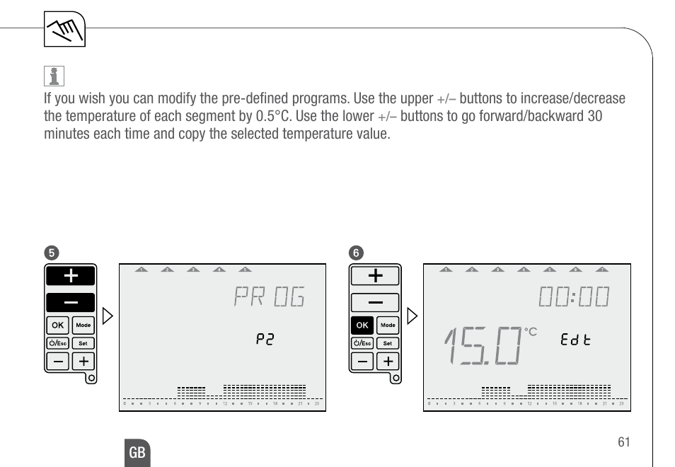 TFC Group Feeling RF Room Thermostat User Manual | Page 21 / 42