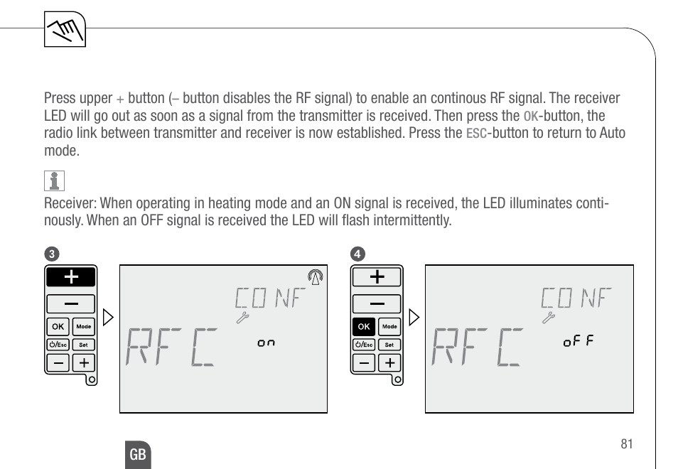 TFC Group Feeling RF Room Thermostat User Manual | Page 41 / 42