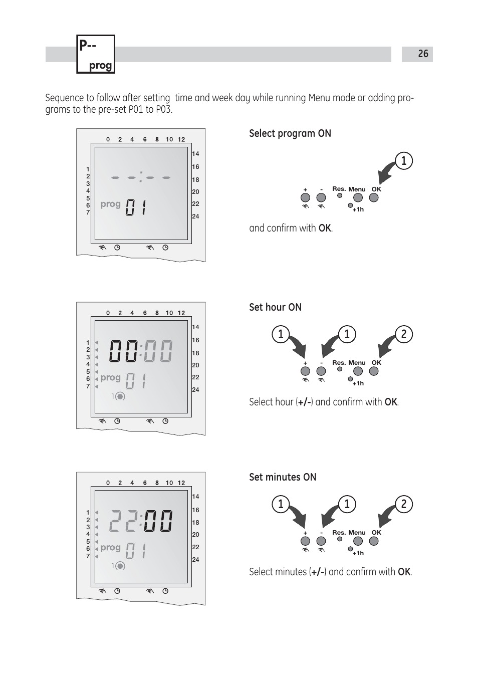 Prog | TFC Group Tactic 371.1 Plus Digital Timeswitch User Manual | Page 10 / 15