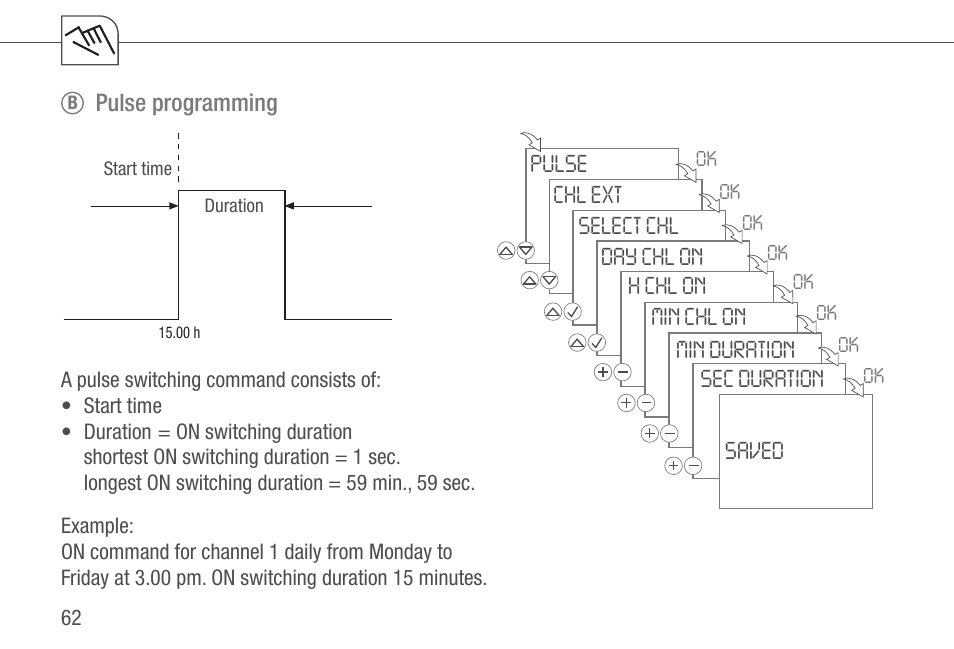 Pulse programming | TFC Group Talento 892 Plus User Manual | Page 19 / 43