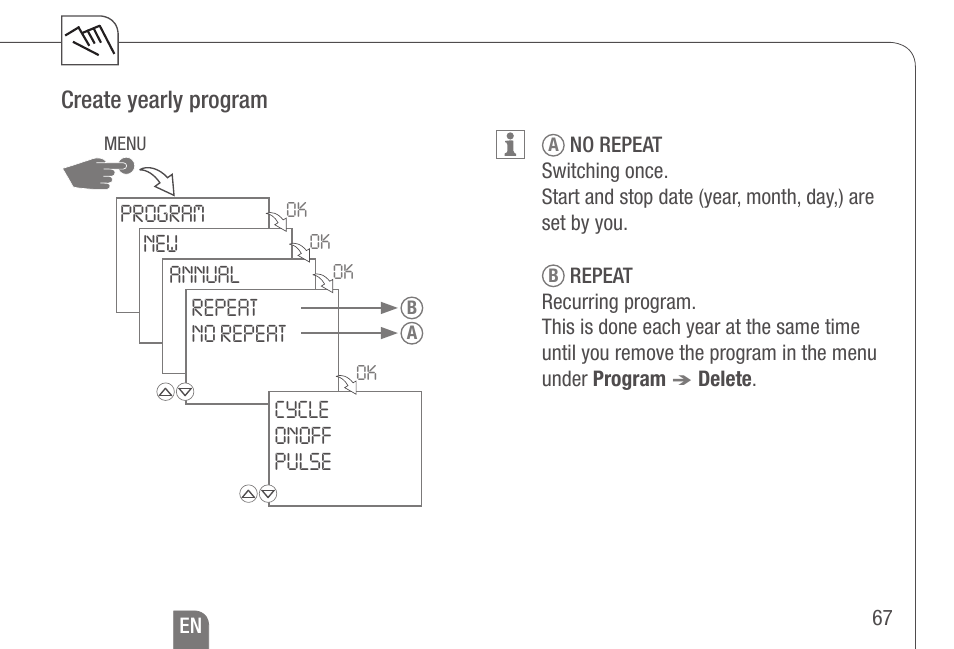 Create yearly program | TFC Group Talento 892 Plus User Manual | Page 24 / 43