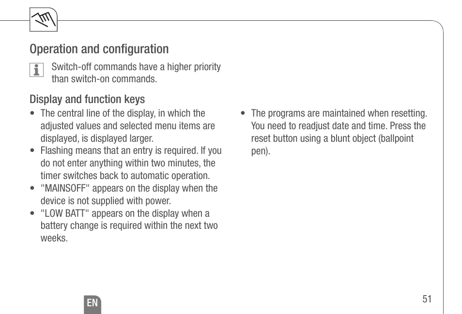 Operation and configuration | TFC Group Talento 892 Plus User Manual | Page 8 / 43