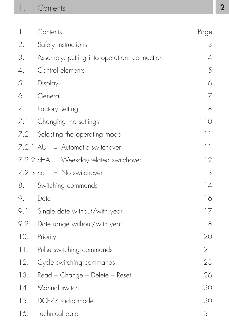 TFC Group Talento 894 User Manual | 34 pages