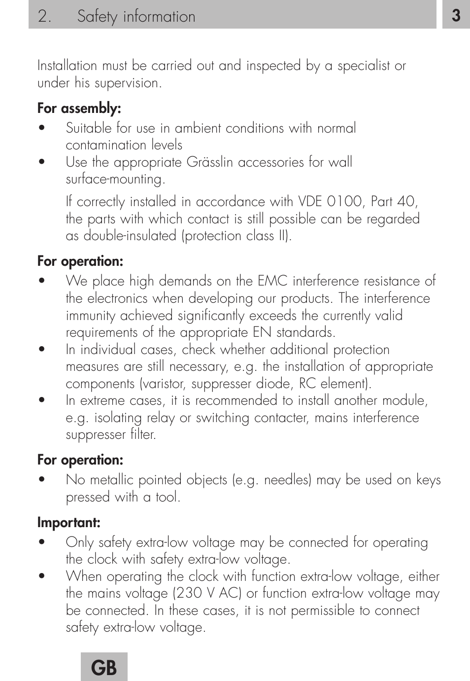 TFC Group Talento 894 User Manual | Page 2 / 34