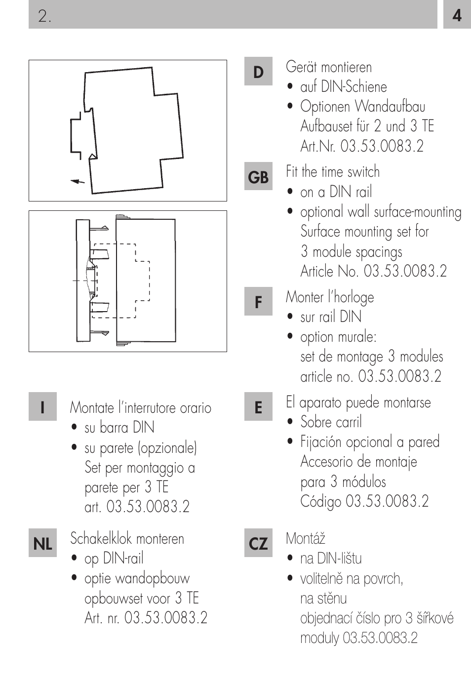 TFC Group Tunus 502 (2 Channel) User Manual | 5 pages