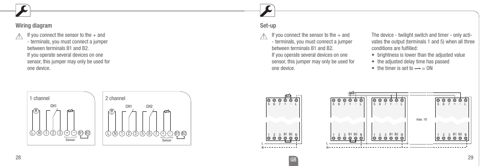 Wiring diagram, Set-up | TFC Group Tunus 772 User Manual | Page 5 / 11
