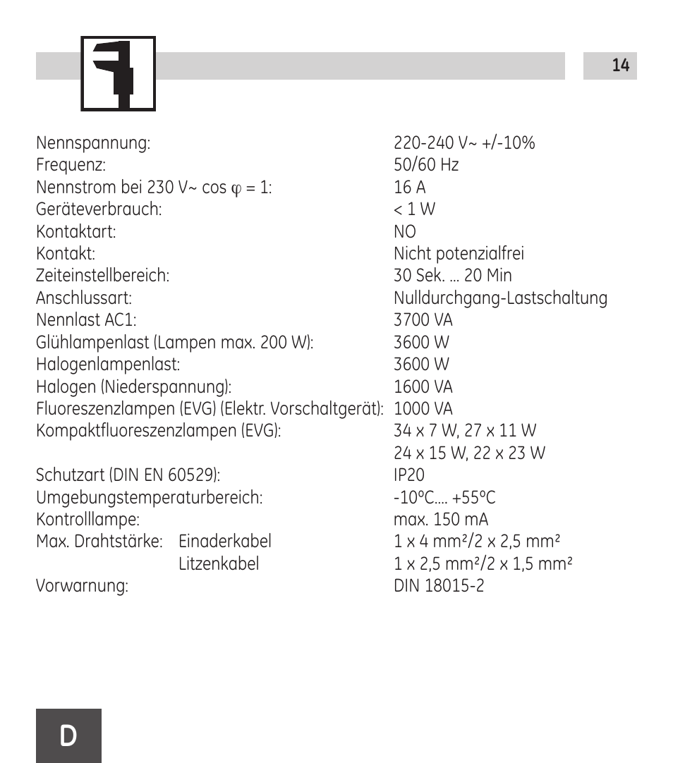 TFC Group Trealux 510 Staircase Switch User Manual | Page 14 / 24