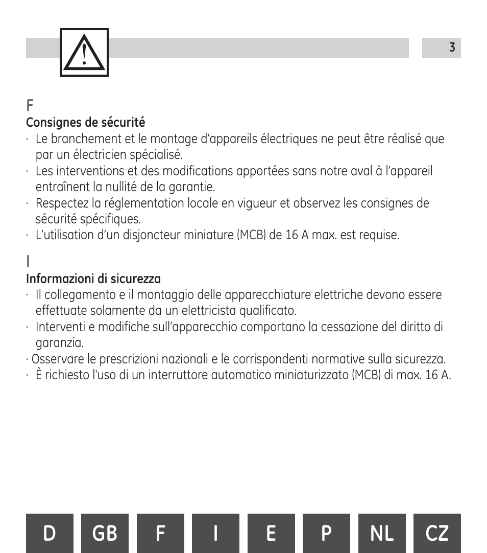 TFC Group Trealux 510 Staircase Switch User Manual | Page 3 / 24