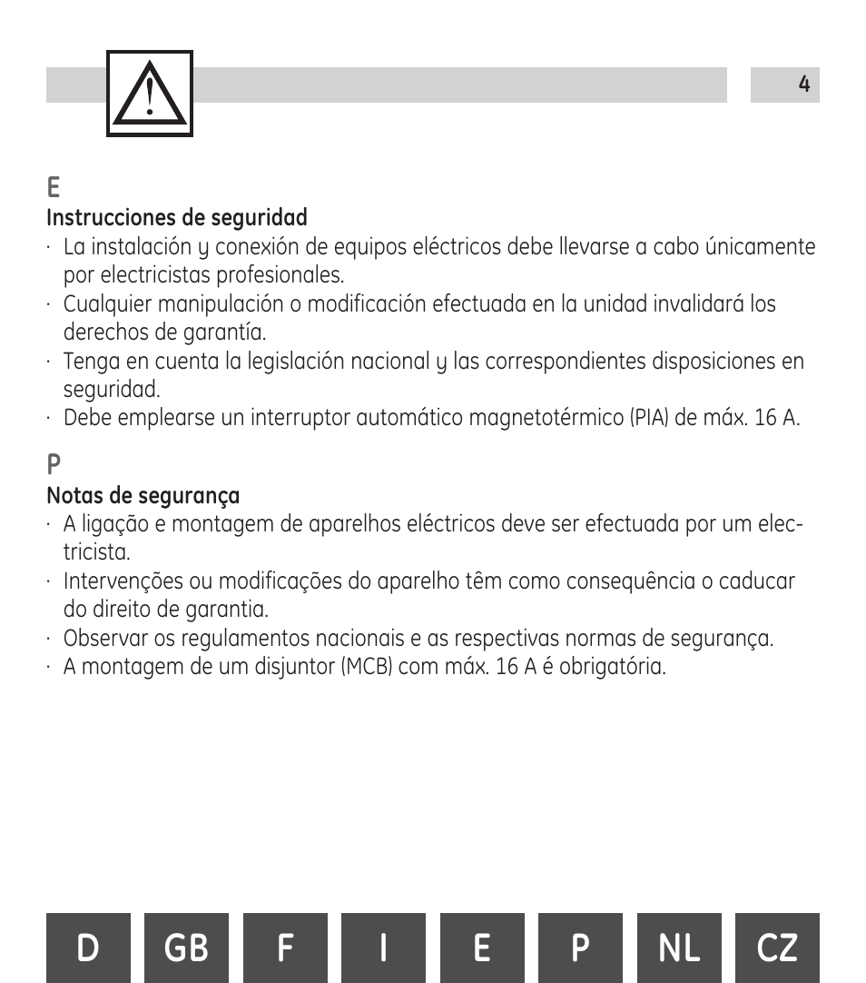 TFC Group Trealux 510 Staircase Switch User Manual | Page 4 / 24