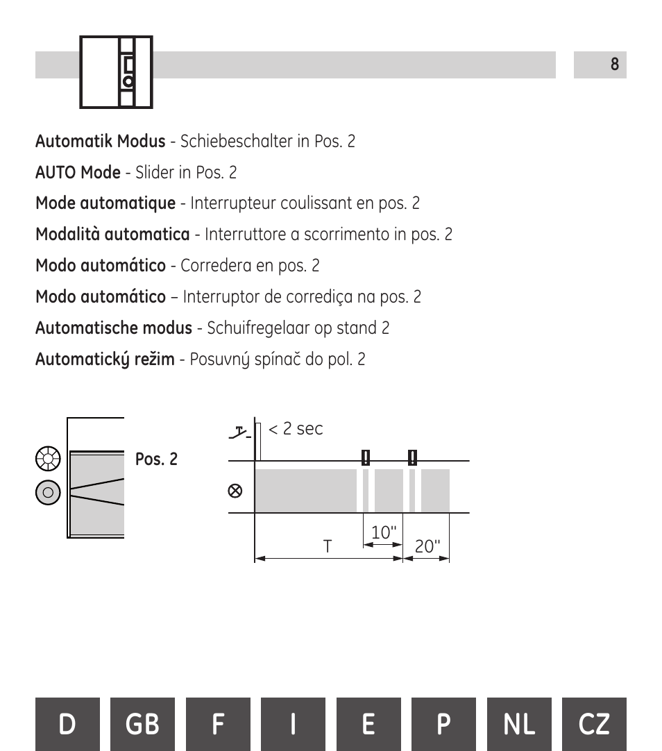TFC Group Trealux 510 Staircase Switch User Manual | Page 8 / 24