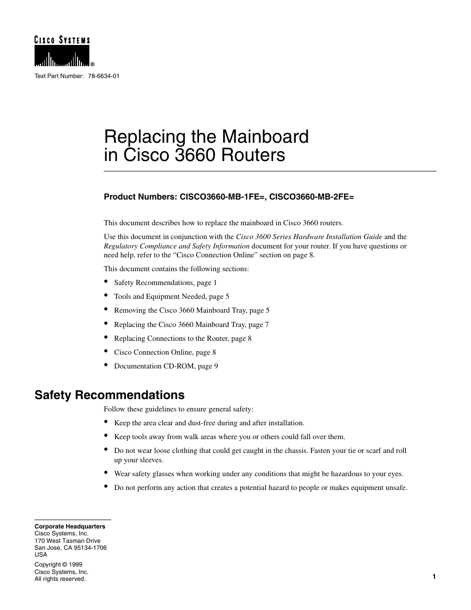 Cisco 3660 User Manual | 10 pages