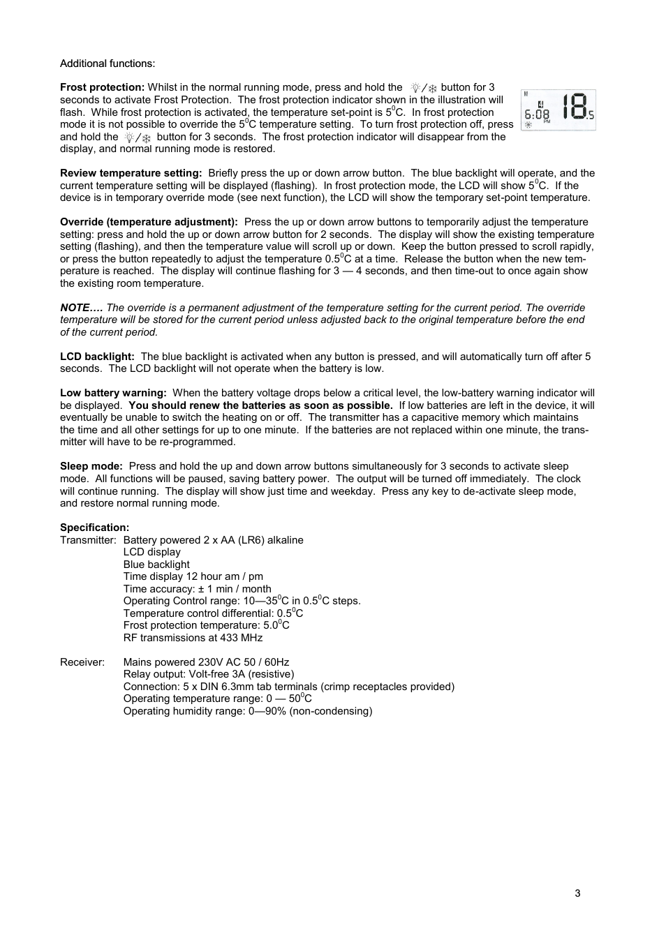 TFC Group RFWRT User Manual | Page 3 / 4