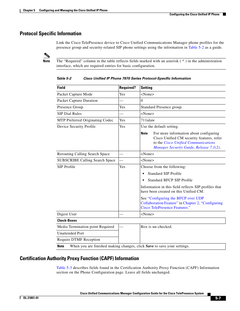 Protocol specific information | Cisco OL-21851-01 User Manual | Page 7 / 30