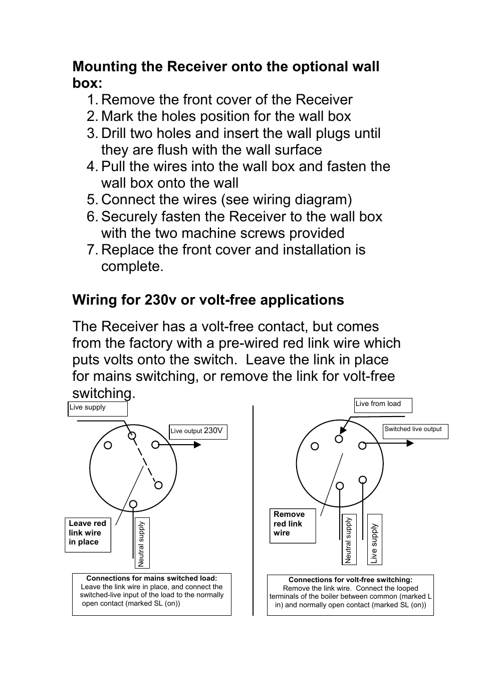 TFC Group STTR/F User Manual | Page 10 / 19