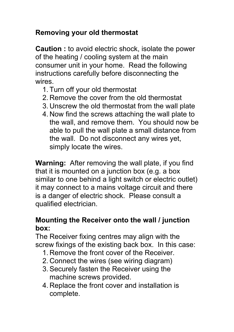 TFC Group STTR/F User Manual | Page 9 / 19