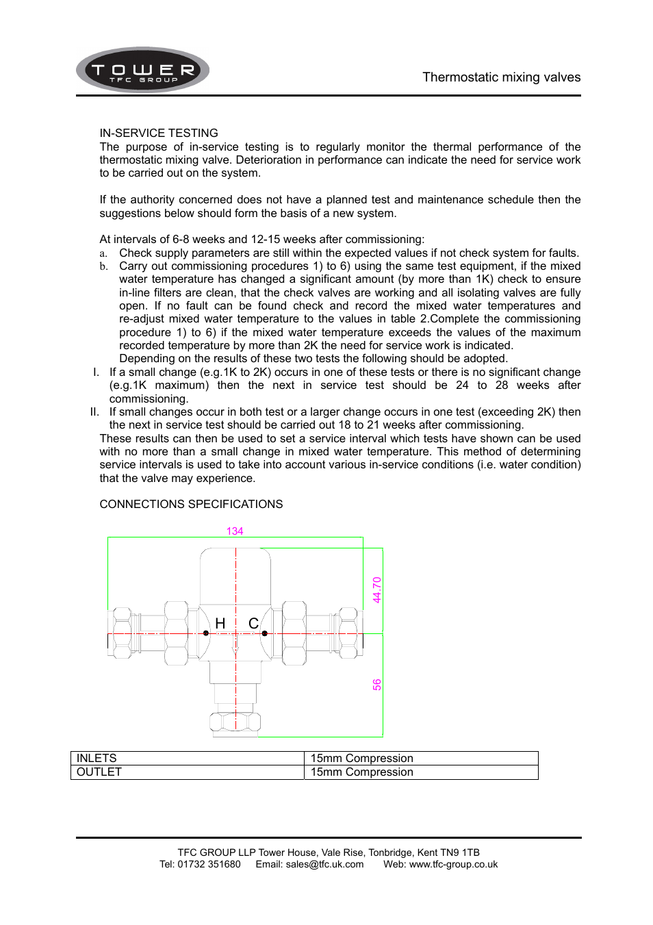 TFC Group TMV User Manual | Page 4 / 5