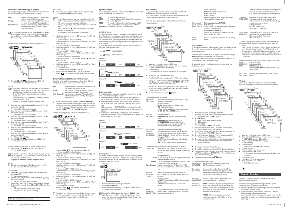 Mode ok holidays select, Ok holidays select | TFC Group Grasslin QEG-2S User Manual | Page 2 / 2