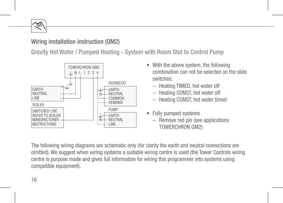 TFC Group Towerchron QM2 User Manual | Page 16 / 20
