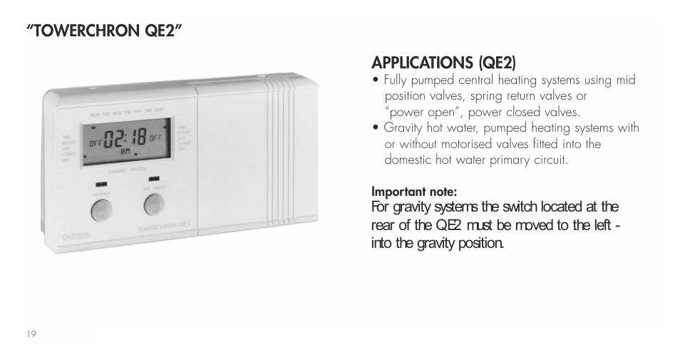 TFC Group Towerchron QE2 User Manual | Page 27 / 48