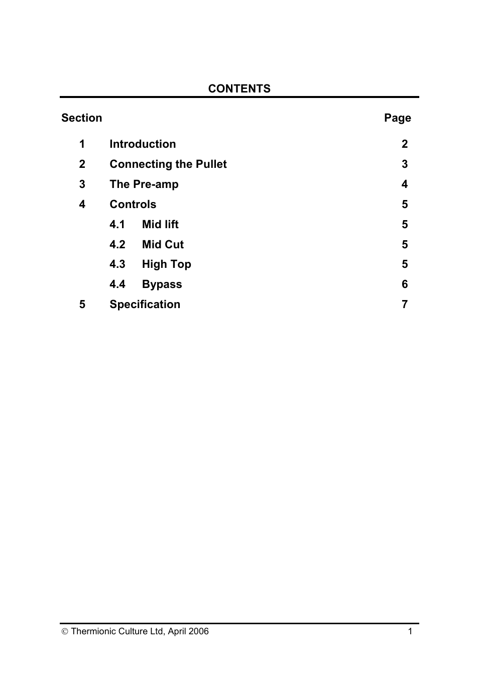 Thermionic Culture THE PULLET Mini Passive stereo equaliser User Manual | Page 2 / 10