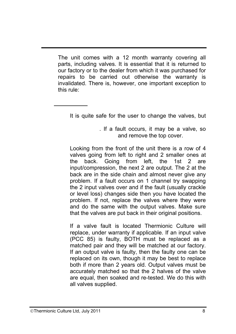 Thermionic Culture THE PHOENIX SB Stereo valve compressor User Manual | Page 9 / 12