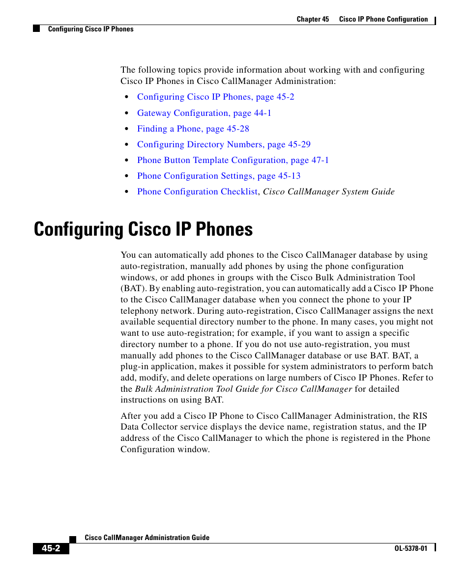 Configuring cisco ip phones | Cisco OL-5378-01 User Manual | Page 2 / 42