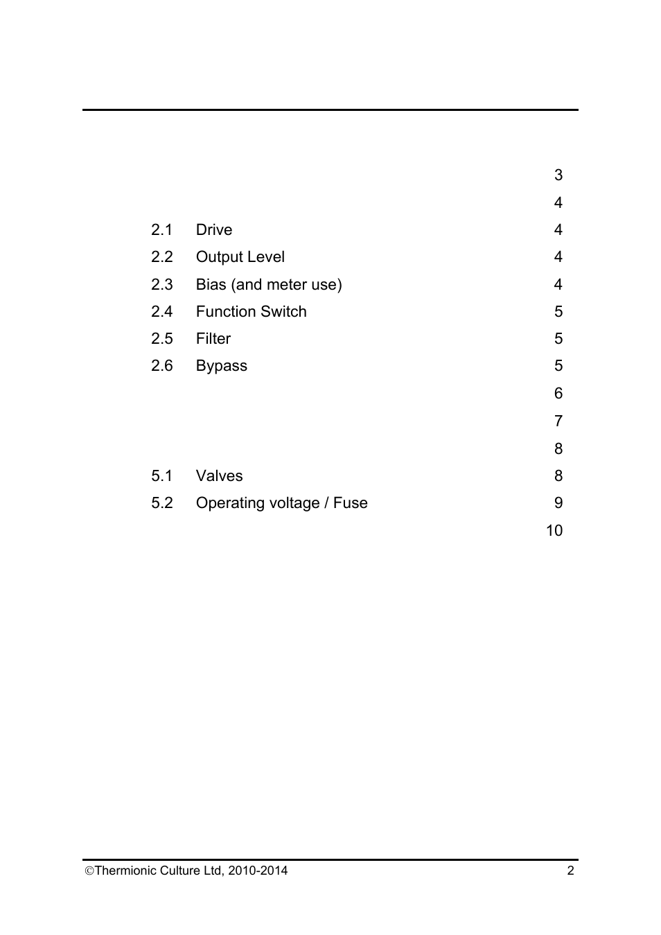 Thermionic Culture THE CULTURE VULTURE Mastering Plus User Manual | Page 3 / 12