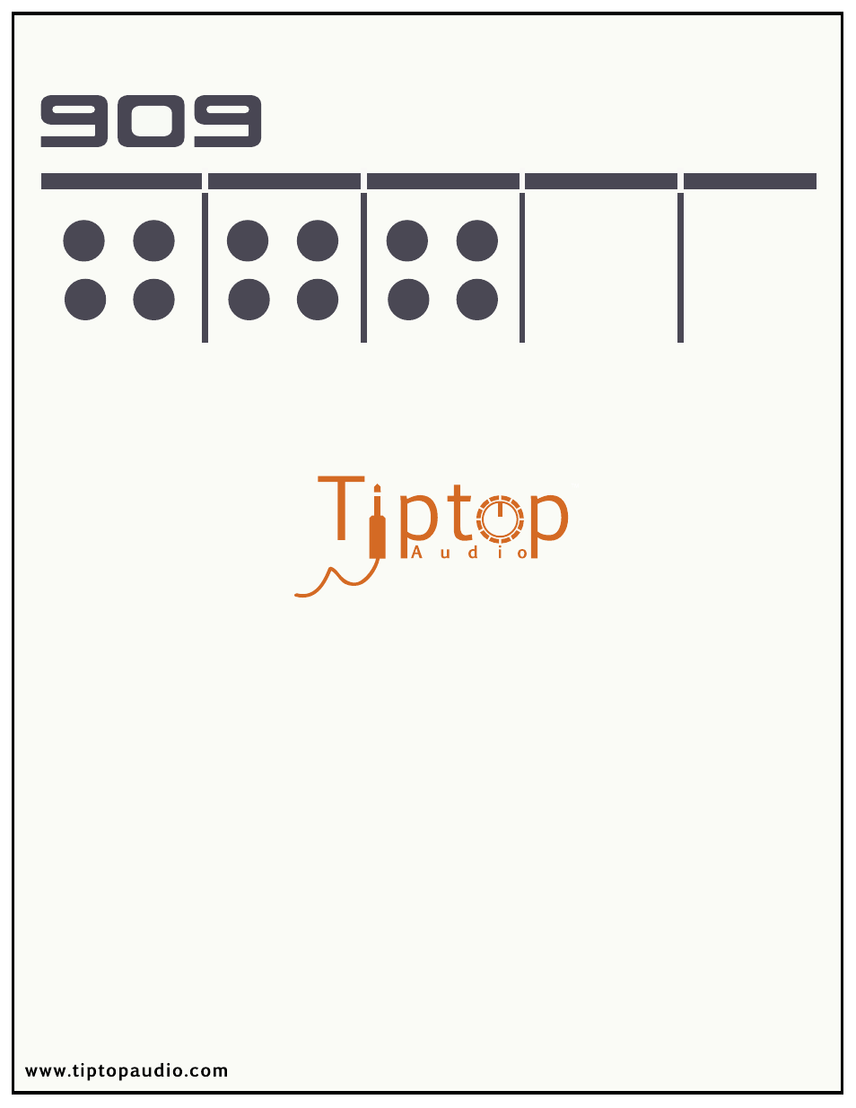 Tiptop BD909 Bass Drum User Manual | Page 5 / 5
