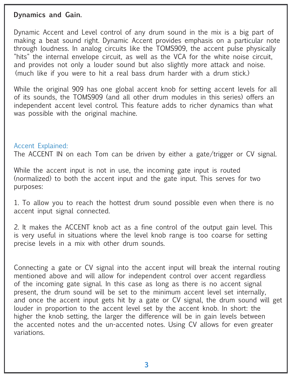 Tiptop TOMS909 Toms User Manual | Page 3 / 6