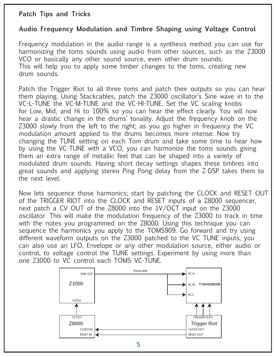 Tiptop TOMS909 Toms User Manual | Page 5 / 6
